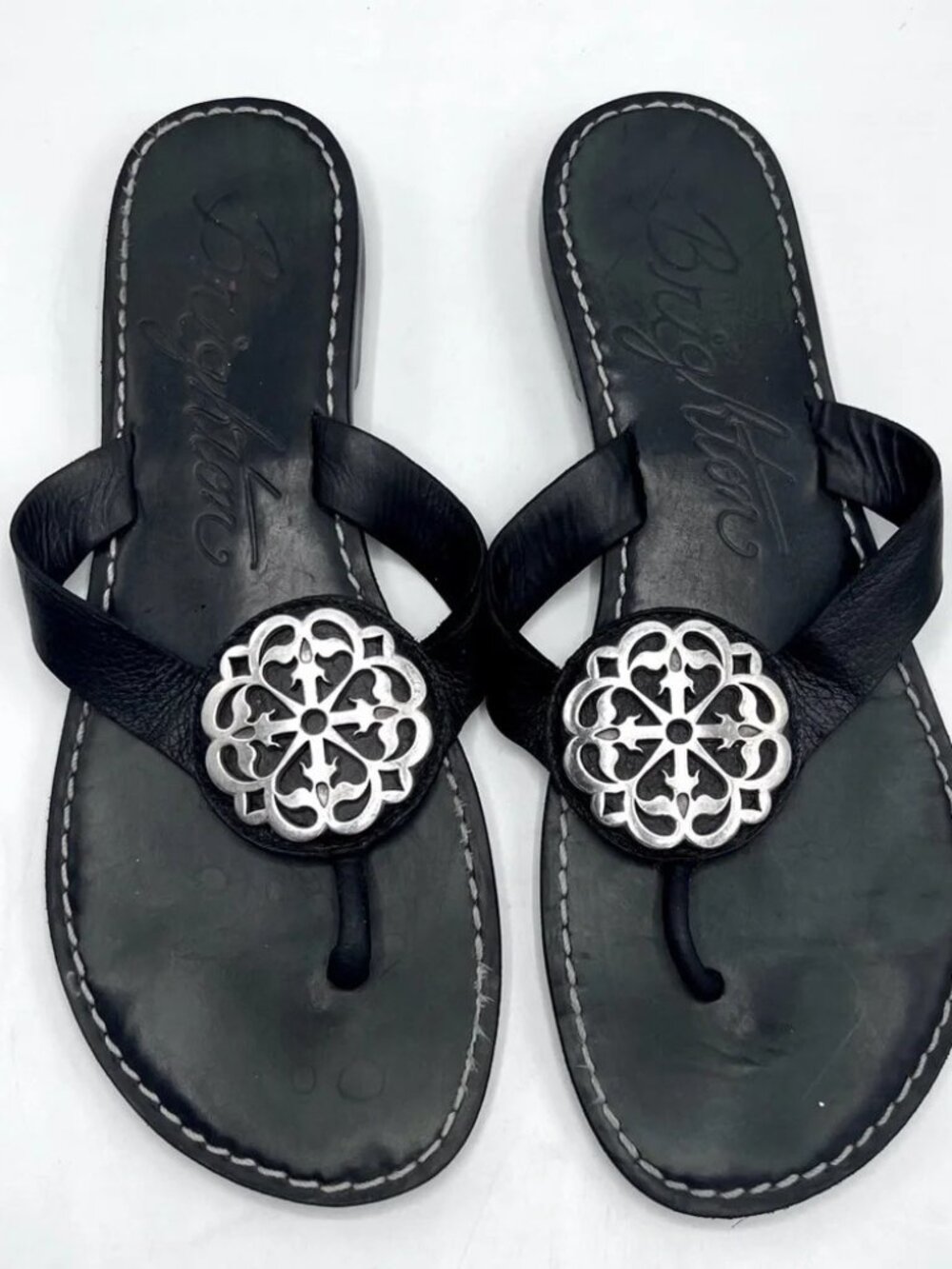 Brighton Alice Classic Neutrals Leather Sandals